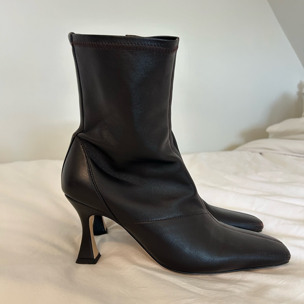 Tony Bianco Fomo Chocolate Nappa Ankle Boots